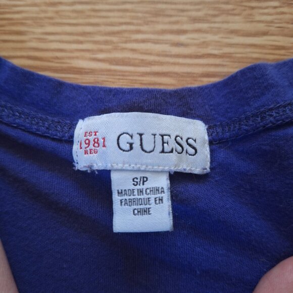 Y2K era rhinestone Guess top - Picture 3 of 3